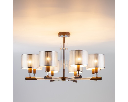 Сделать заказ Люстра на штанге Eurosvet 60078/8 хром| VIVID-LIGHT.RU