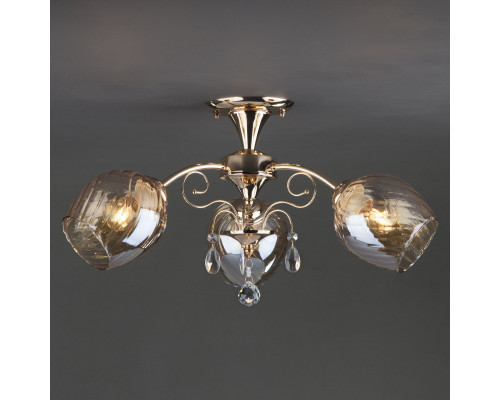 Купить Люстра на штанге Eurosvet 30120/3 золото| VIVID-LIGHT.RU