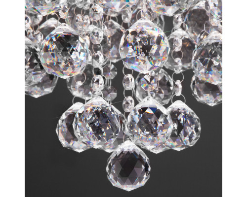 Сделать заказ Люстра на штанге Eurosvet 3299/9 хром/прозрачный хрусталь Strotskis| VIVID-LIGHT.RU