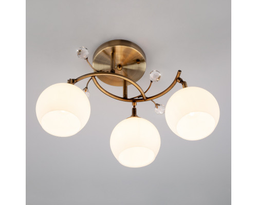 Заказать Люстра на штанге Eurosvet 9604/3 античная бронза| VIVID-LIGHT.RU