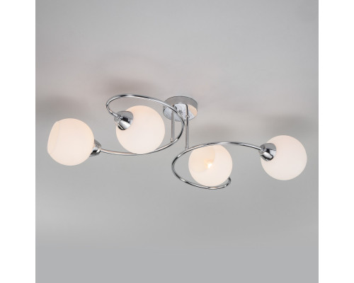 Сделать заказ Люстра на штанге Eurosvet 30136/4 хром| VIVID-LIGHT.RU