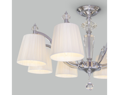 Сделать заказ Люстра на штанге Eurosvet 60122/8 хром| VIVID-LIGHT.RU