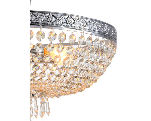 Оформить заказ Люстра на штанге Natali Kovaltseva BAROCCO 81404/6C CHROME| VIVID-LIGHT.RU