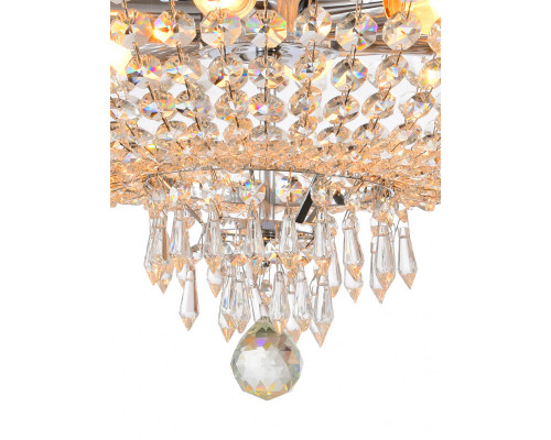 Оформить заказ Люстра на штанге Natali Kovaltseva BAROCCO 81404/6C CHROME| VIVID-LIGHT.RU