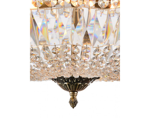 Купить Люстра на штанге Natali Kovaltseva ROCOCO 81406/8C ANTIQUE| VIVID-LIGHT.RU