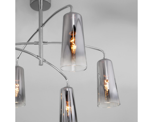 Сделать заказ Люстра на штанге Eurosvet 70137/6 хром| VIVID-LIGHT.RU