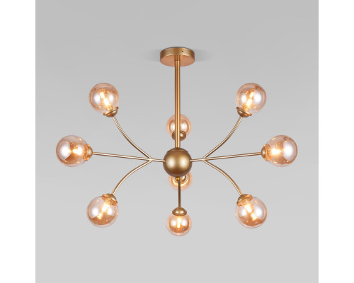 Заказать Люстра на штанге Eurosvet 30179 матовое золото| VIVID-LIGHT.RU