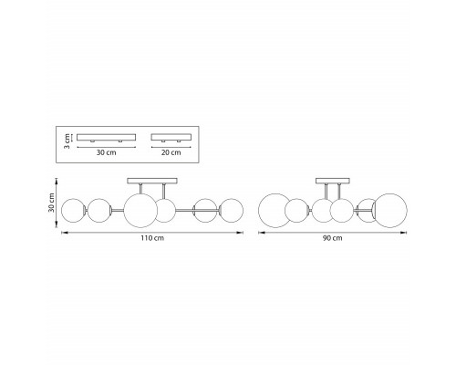 Оформить заказ Люстра на штанге Lightstar 815380| VIVID-LIGHT.RU
