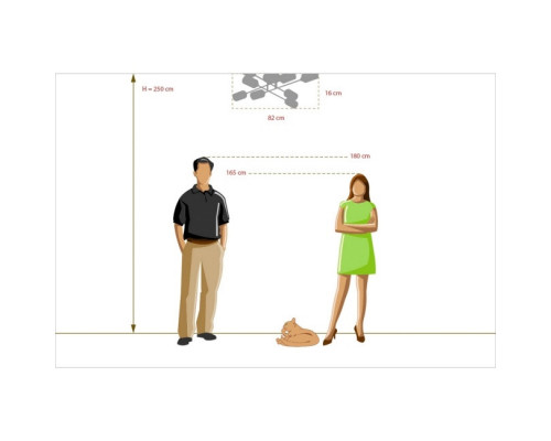 Оформить заказ Люстра на штанге DeMarkt 638012108| VIVID-LIGHT.RU