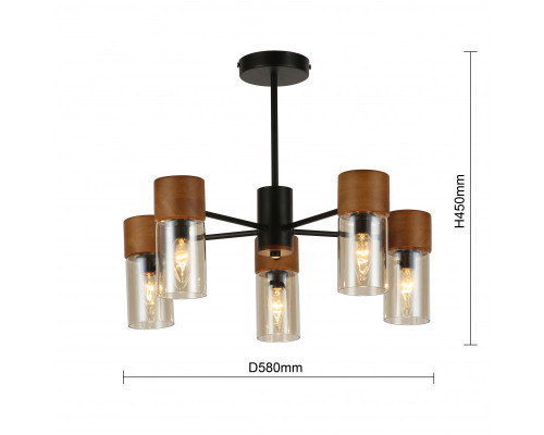 Купить Люстра на штанге F-Promo 2633-5P| VIVID-LIGHT.RU