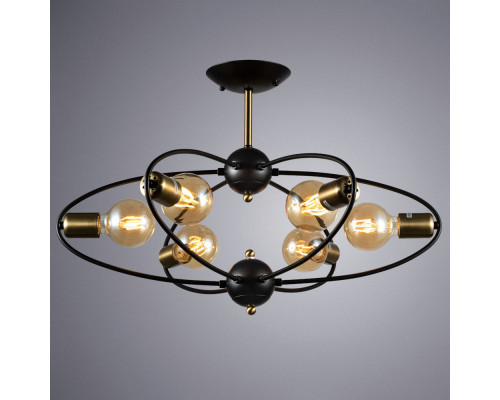 Сделать заказ Люстра на штанге ARTE Lamp A1963PL-6BK| VIVID-LIGHT.RU