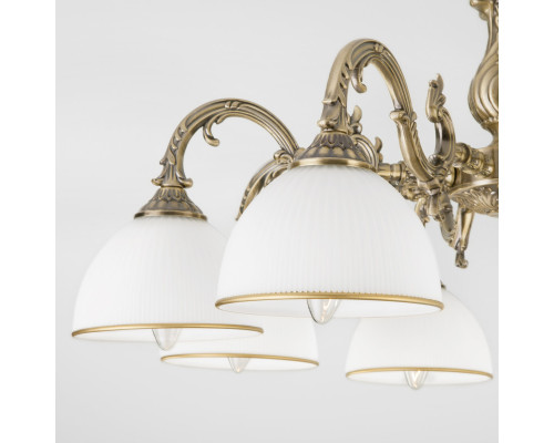 Купить Люстра на штанге Eurosvet 60106/8 античная бронза| VIVID-LIGHT.RU