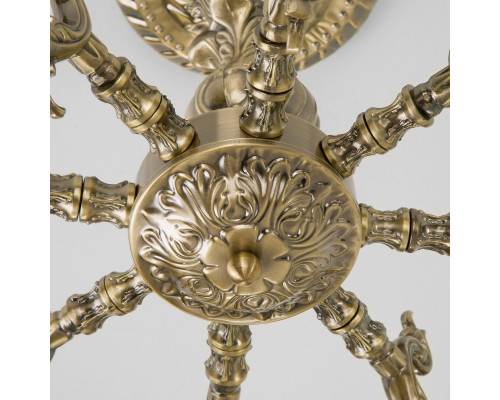 Купить Люстра на штанге Eurosvet 60106/8 античная бронза| VIVID-LIGHT.RU