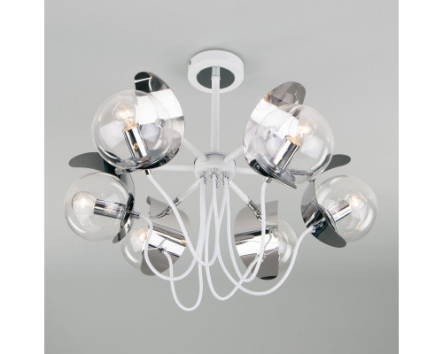 Оформить заказ Люстра на штанге Eurosvet 70110/6 белый| VIVID-LIGHT.RU