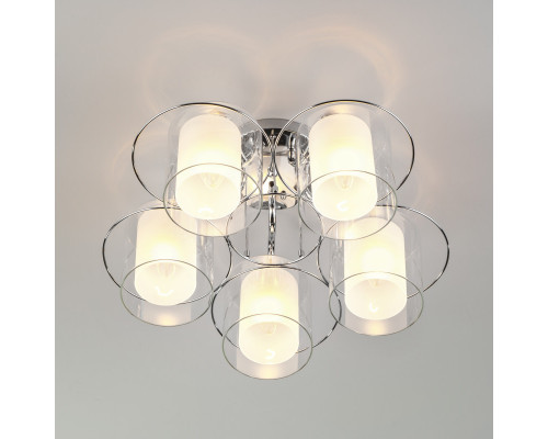 Заказать Люстра на штанге Eurosvet 30160/5 хром| VIVID-LIGHT.RU