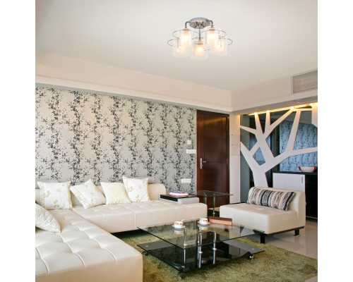 Заказать Люстра на штанге Eurosvet 30160/5 хром| VIVID-LIGHT.RU