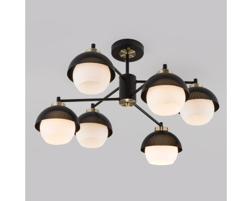 Сделать заказ Люстра на штанге Eurosvet 70106/6 черный| VIVID-LIGHT.RU