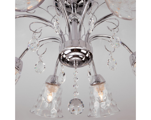 Сделать заказ Люстра на штанге Eurosvet 30157/8 хром| VIVID-LIGHT.RU