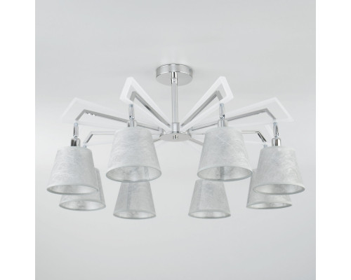 Сделать заказ Люстра на штанге Eurosvet 60082/8 хром| VIVID-LIGHT.RU