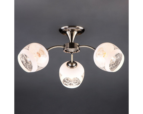 Сделать заказ Люстра на штанге Eurosvet 30118/3 античная бронза| VIVID-LIGHT.RU