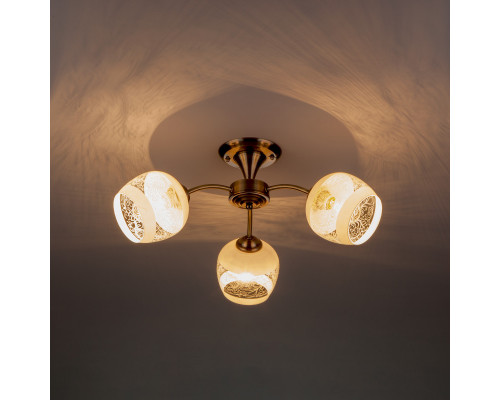 Сделать заказ Люстра на штанге Eurosvet 30118/3 античная бронза| VIVID-LIGHT.RU