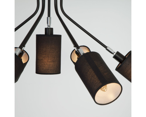 Заказать Люстра на штанге Eurosvet 70072/7 черный| VIVID-LIGHT.RU