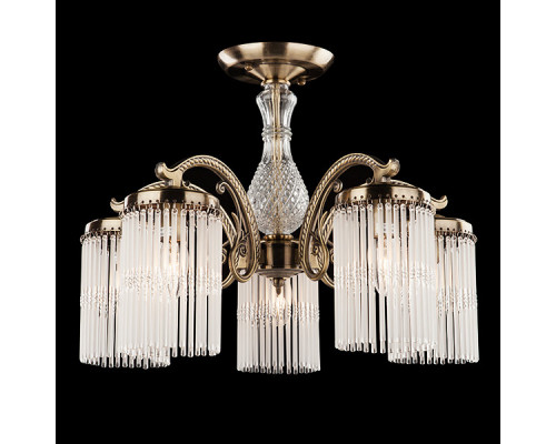 Оформить заказ Люстра на штанге Eurosvet 60014/5 античная бронза| VIVID-LIGHT.RU