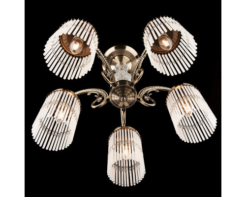 Оформить заказ Люстра на штанге Eurosvet 60014/5 античная бронза| VIVID-LIGHT.RU