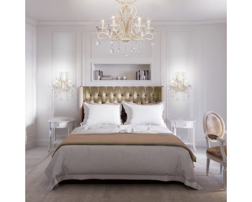 Оформить заказ Люстра на штанге Eurosvet 12205/6 белый Strotskis| VIVID-LIGHT.RU