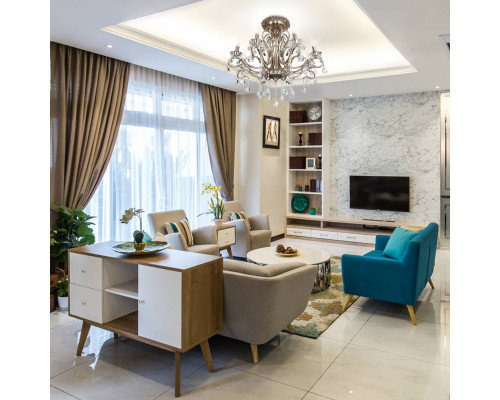 Купить Люстра на штанге Eurosvet 12505/8 античная бронза Strotskis| VIVID-LIGHT.RU