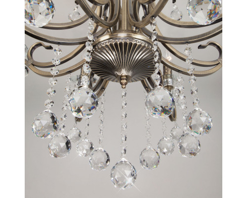 Купить Люстра на штанге Eurosvet 12505/8 античная бронза Strotskis| VIVID-LIGHT.RU