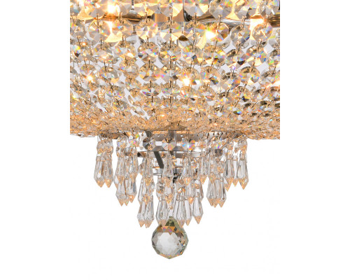 Купить Люстра на штанге Natali Kovaltseva BAROCCO 81404/8C CHROME| VIVID-LIGHT.RU