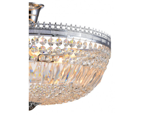 Сделать заказ Люстра на штанге Natali Kovaltseva ROCOCO 81406/8C CHROME| VIVID-LIGHT.RU