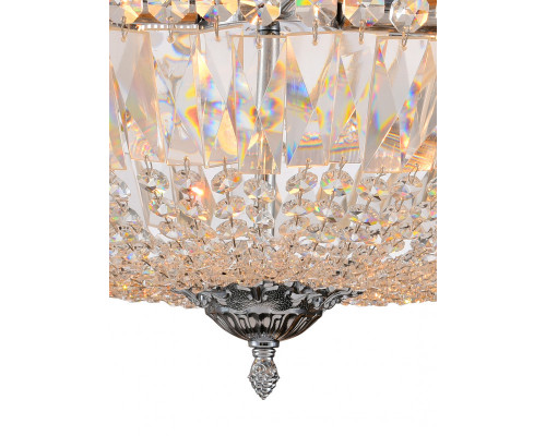 Сделать заказ Люстра на штанге Natali Kovaltseva ROCOCO 81406/8C CHROME| VIVID-LIGHT.RU