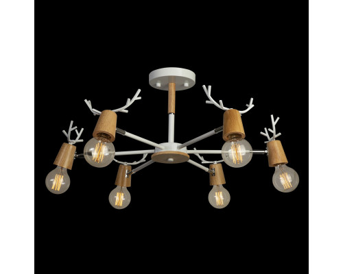 Сделать заказ Люстра на штанге LOFT IT 10024/6 White| VIVID-LIGHT.RU