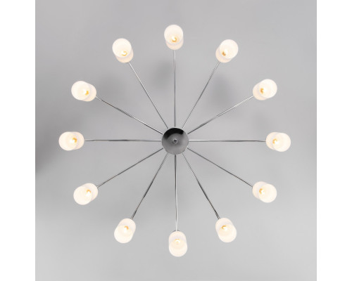 Купить Люстра на штанге Eurosvet 70160/12 хром| VIVID-LIGHT.RU