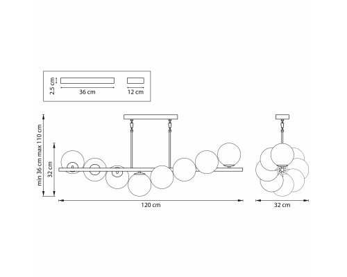 Оформить заказ Люстра на штанге Lightstar 815183| VIVID-LIGHT.RU