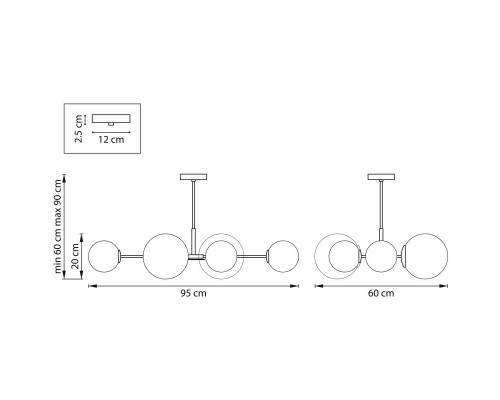 Купить Люстра на штанге Lightstar 815460| VIVID-LIGHT.RU