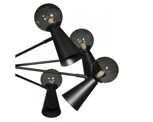 Купить Люстра на штанге LOFT IT 10046/10 Black| VIVID-LIGHT.RU