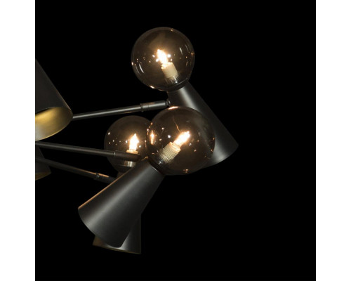 Купить Люстра на штанге LOFT IT 10046/10 Black| VIVID-LIGHT.RU