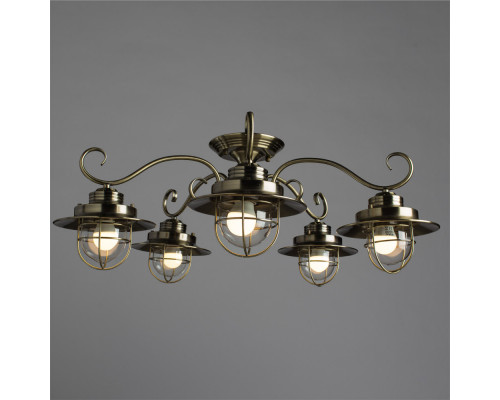 Оформить заказ Накладная люстра ARTE Lamp A4579PL-5AB| VIVID-LIGHT.RU