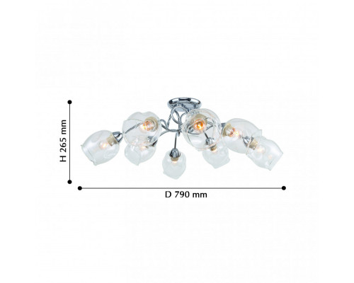 Купить Накладная люстра F-Promo 2191-8U| VIVID-LIGHT.RU