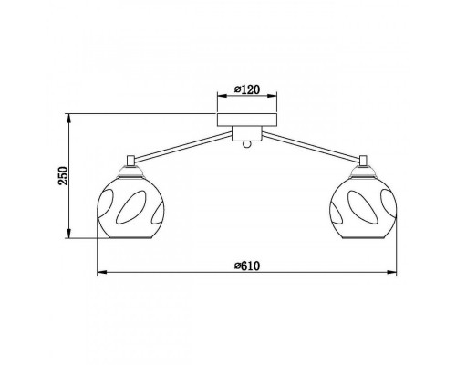 Сделать заказ Накладная люстра Vele Luce VL1882L06| VIVID-LIGHT.RU