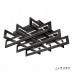 Заказать Накладная люстра iLedex 9082-800*800-X 192W BK| VIVID-LIGHT.RU