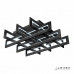 Заказать Накладная люстра iLedex 9082-800*800-X 192W BK| VIVID-LIGHT.RU