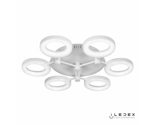 Сделать заказ Накладная люстра iLedex FS-014-X6-(B) 72W WH| VIVID-LIGHT.RU