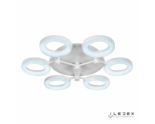 Оформить заказ Накладная люстра iLedex FS-014-X6-(B) 72W WH| VIVID-LIGHT.RU