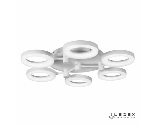 Оформить заказ Накладная люстра iLedex FS-014-X6-(B) 72W WH| VIVID-LIGHT.RU