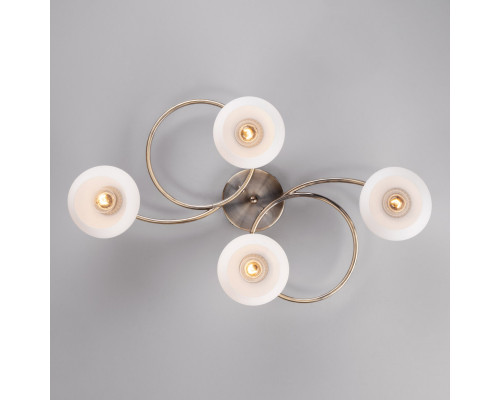 Заказать Накладная люстра Eurosvet 30144/4 античная бронза| VIVID-LIGHT.RU