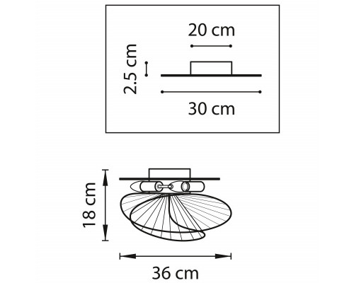 Сделать заказ Накладная люстра Lightstar 728133| VIVID-LIGHT.RU